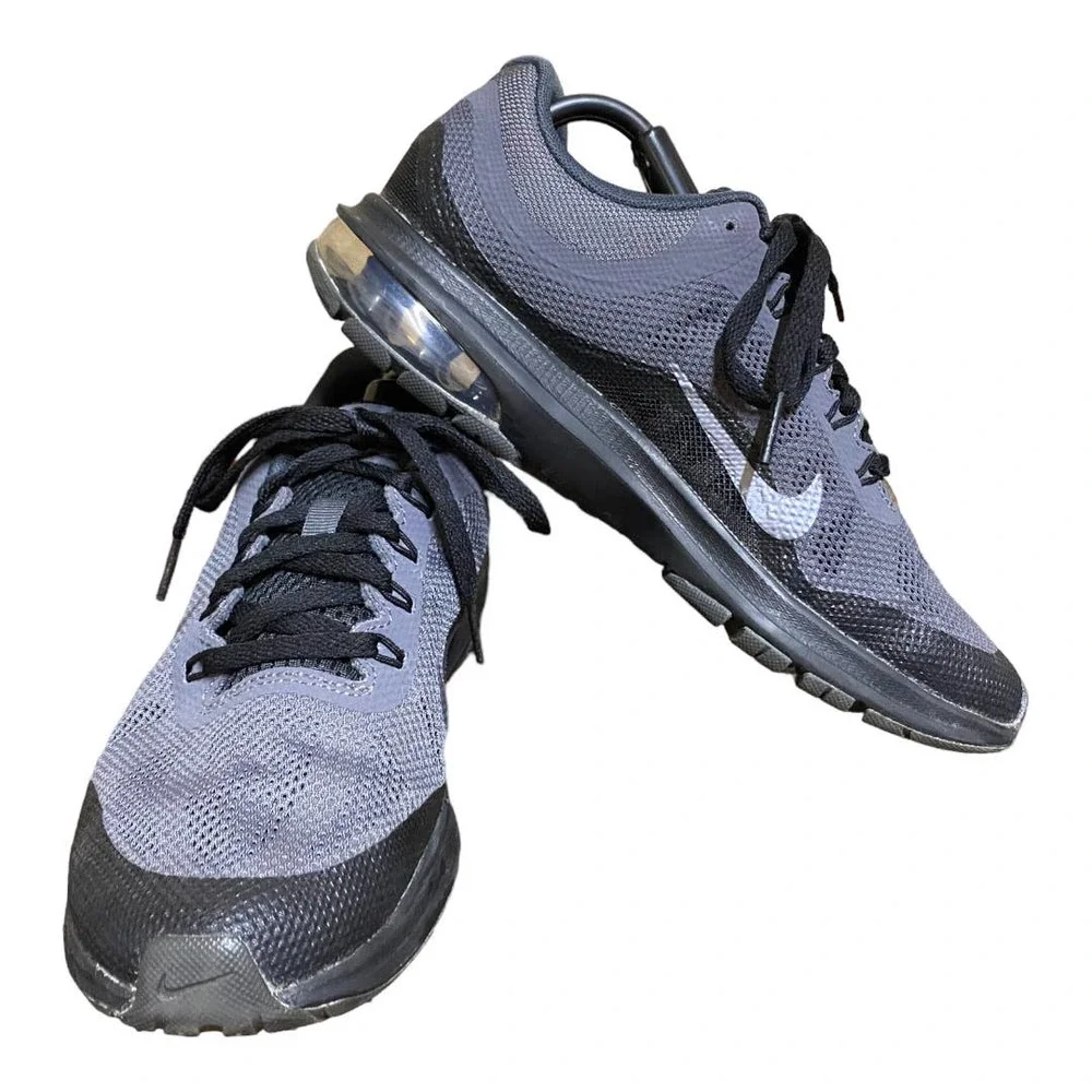 Nike Air Max Dynasty 2 859575-001 Gray Black Running Shoes Sneakers 6Y - Picture 9 of 13